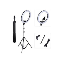 18-Inch LED Ring Light with Tripod Stand &amp; 3 Phone Holders