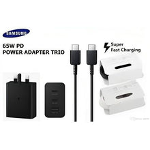 Samsung 65W 25W 15W Trio USB TYPE C PD SUPER FAST CHARGER