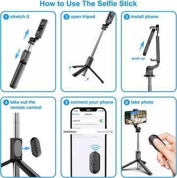 N09 Selfie SticK, Tripod and Phone Holder