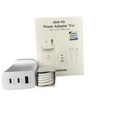 Samsung 65W PD Power Adapter Trio: Charge 3 Devices at Once