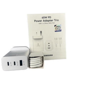 Samsung 65W PD Power Adapter Trio: Charge 3 Devices at Once