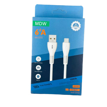 MDW MICRo VK-DS223M 6A Fast Charging Cable