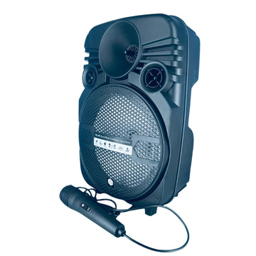 MDW MD-903 8inch Rechargable Speaker System With LED Light and Mic