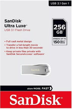 SanDisk Ultra Luxe 3.0 256GB - SDCZ73-256G-G46