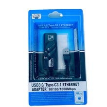 USB 3.0 / Type-C 3.1 Ethernet Adapter – 10/100/1000Mbps