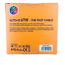 MDW CA019 Type C-C Fast Charging Spring Data Cable 67W